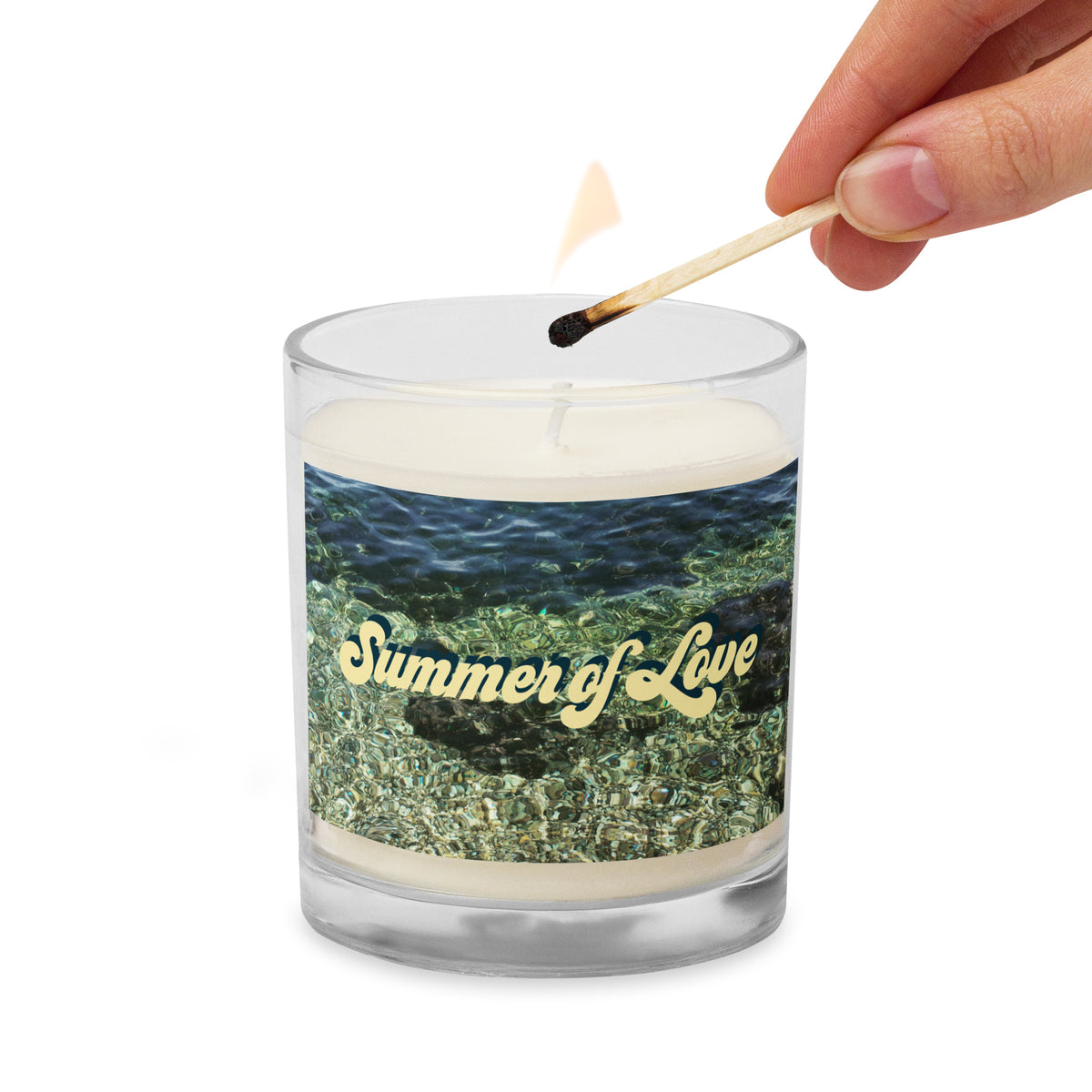 SUMMER OF LOVE - Retro candle
