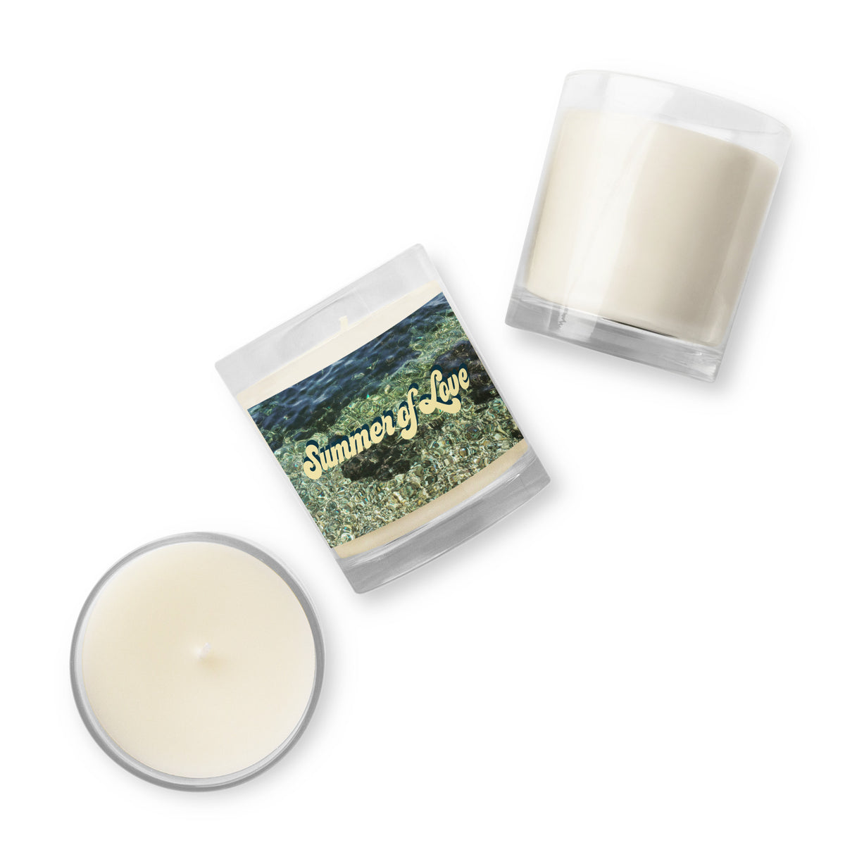 SUMMER OF LOVE - Retro candle